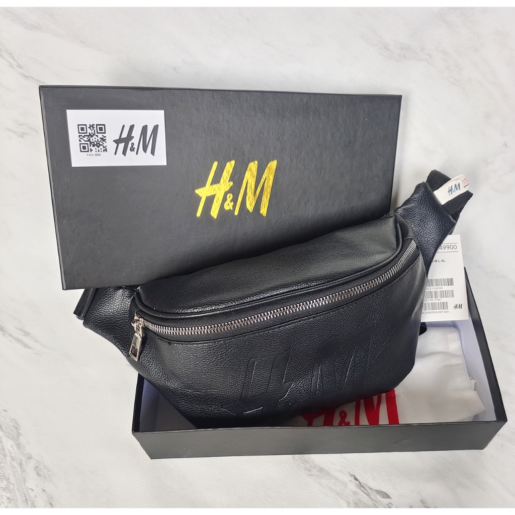 H&M WAIST BAG /TAS PINGGANG HNM KULIT / WAISTBAG HM