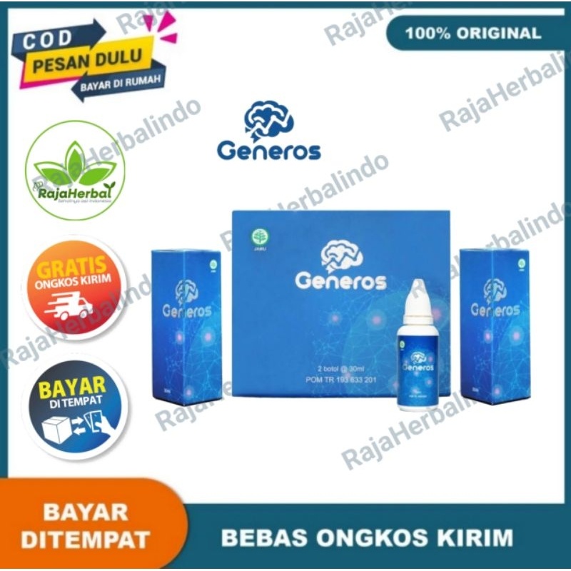 GENEROS Speech Delay Asli Original Generos Vitamin Nutrisi Otak Anak
