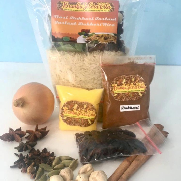 

BERAS BASMATI 500G DENGAN BUMBU NASI BUKHARI