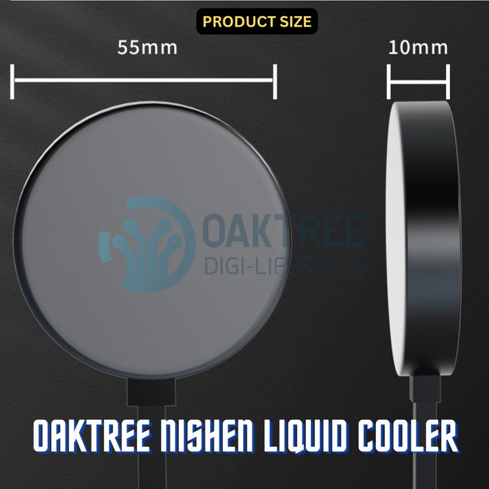 MURAH-  Oaktree Nishen Water Cooler HP Magnet Fan Cooler HP Tablet Cooling Fan- 1.2.23