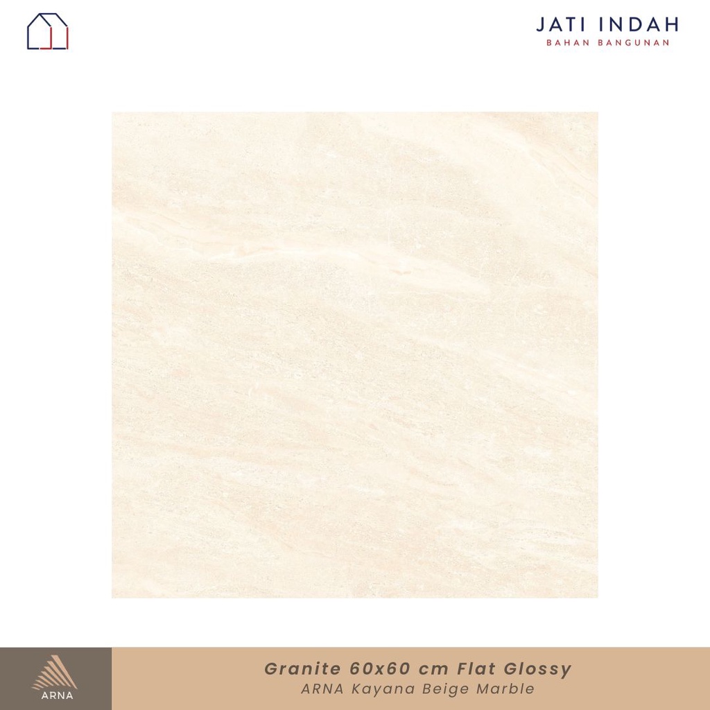 Granite Lantai 60x60cm Marble Glossy ARNA KAYANA / Granit 1 dus (1.44 m2)