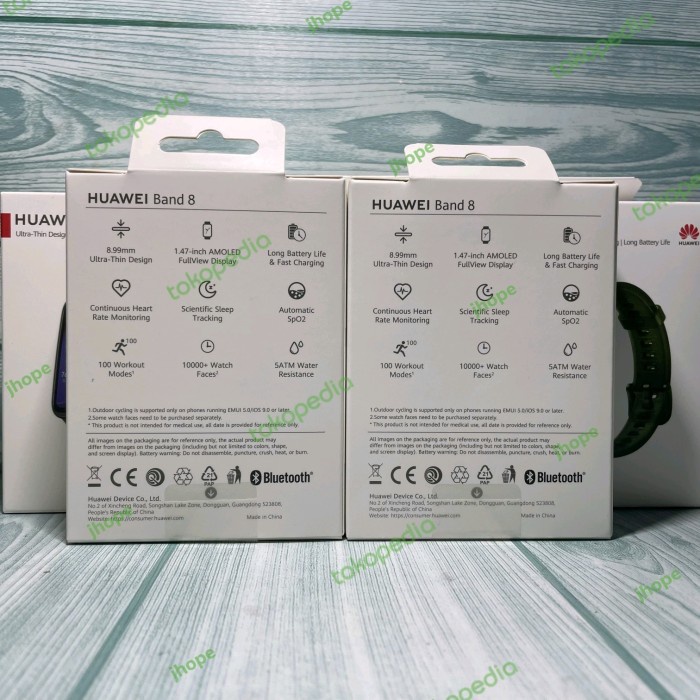 Smartband Huawei Band 8 Smartwatch Like Display Huawei Garansi Resmi - Green Antigores