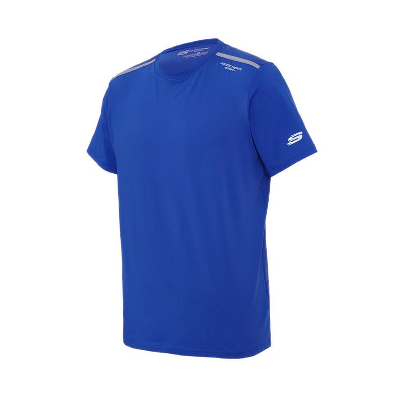 SKECHERS MEN SPORT T-SHIRT - BLUE