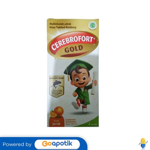 Cerebrofort Gold Rasa Jeruk Sirup 100 Ml