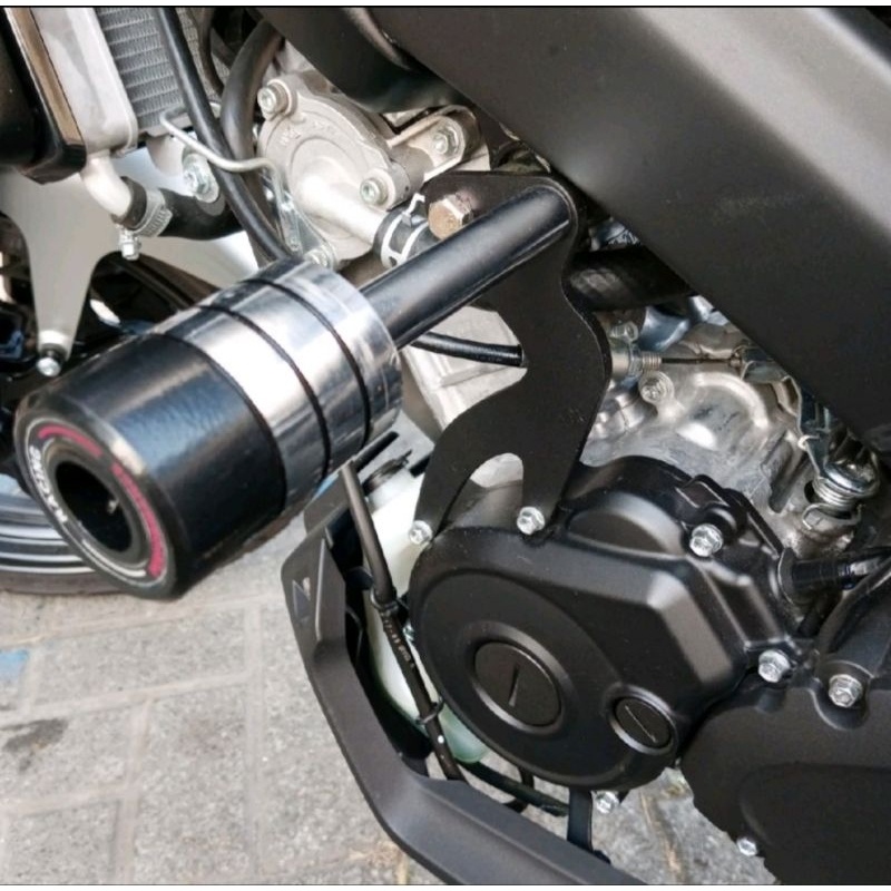 JALU BAHAN BESI ALMUNIUM ALLOY . FRAME SLIDER / TUBULAR / CRASHBAR PNP SEMUA MOTOR SPORT & MOTOR MAT