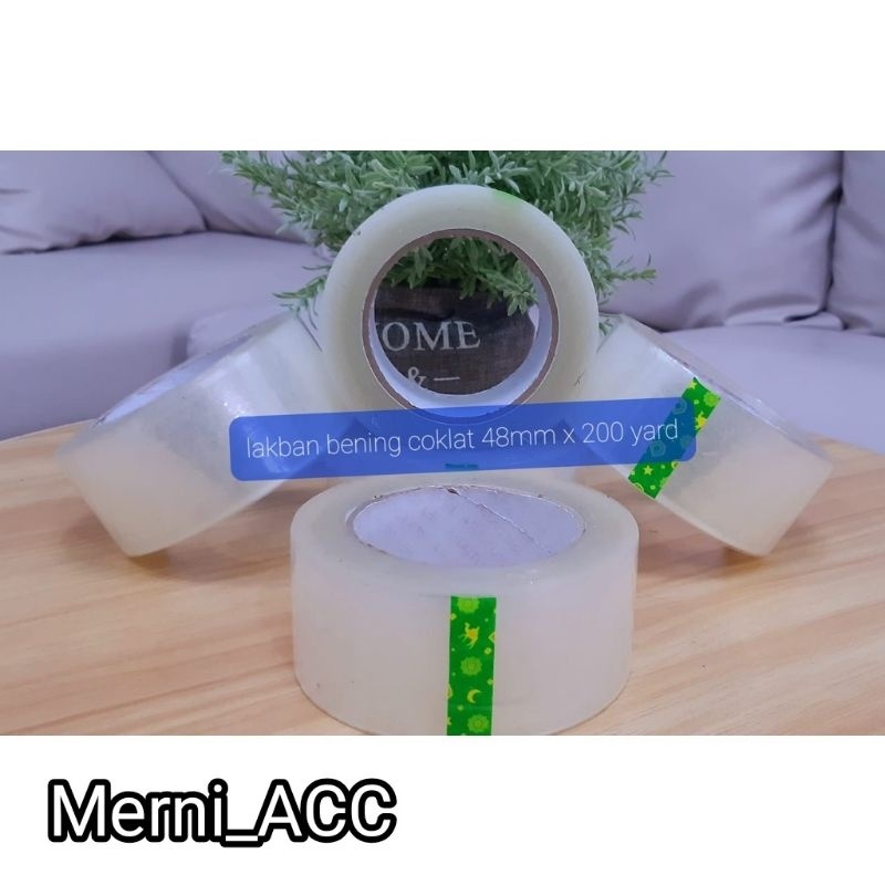 

LAKBAN BENING DAN COKLAT 48 MM X 200 YARD 2 INCH HARGA 1 PCS