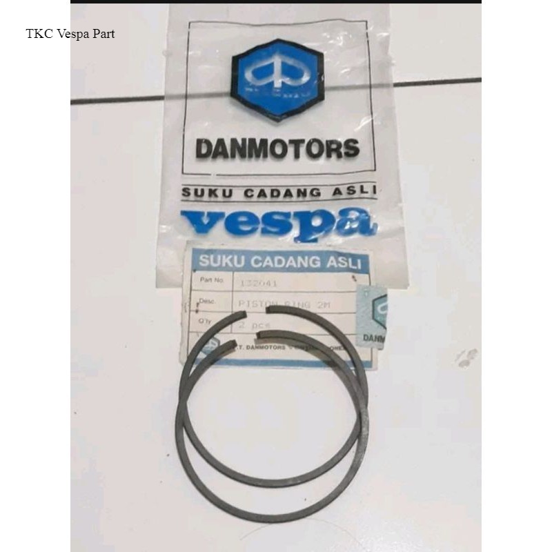 ring seher piston 2M bagus untuk vespa spartan excel 200cc TKC