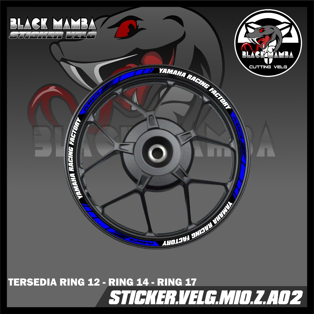 STICKER VELG MIO Z - STIKER LIS LIST VARIASI BAN/VELG YAMAHA MIO Z A02