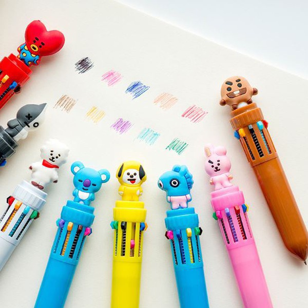 

A010-Pulpen 10 warna pena anak 10in1 pulpen karakter motif bisa untuk hadiah dan souvenir