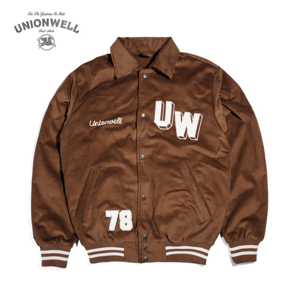 Unionwell Varsity Jacket Corduroy Sportsman Camel