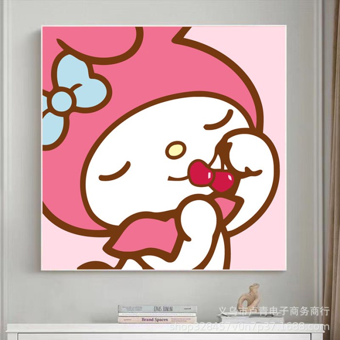 

canvas painting anak with number / prakarya anak melukis mewarnai - RANDOM