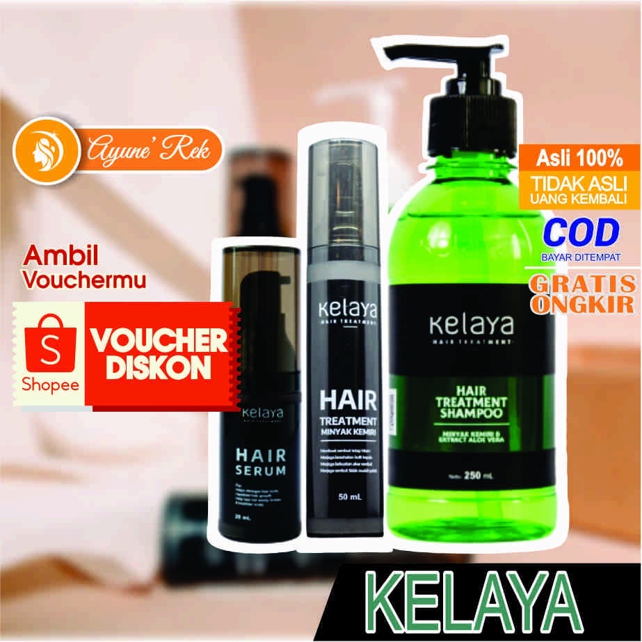 100% ASLI SHAMPO KELAYA HAIR TREATMENT Kelaya Shampoo ORIGINAL Kelaya shampoo shampo kelaya penyubur