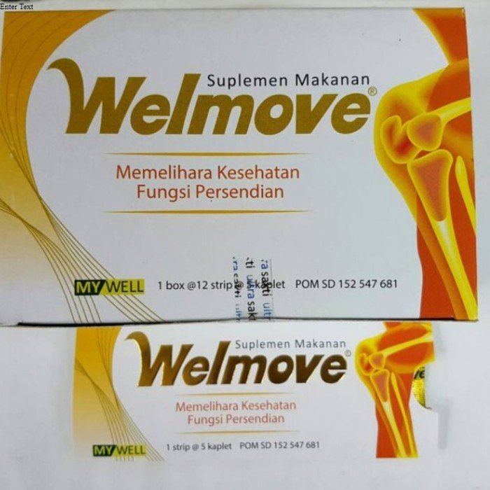 welmove suplemen sendi dan vitamin tulang