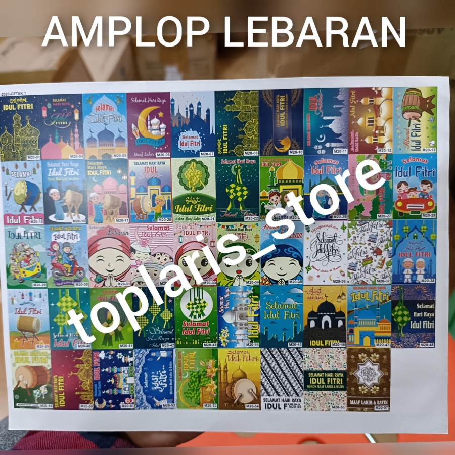 

Amplop Lebaran Idul Fitri Murah Grosir - RANDOM ISI 100