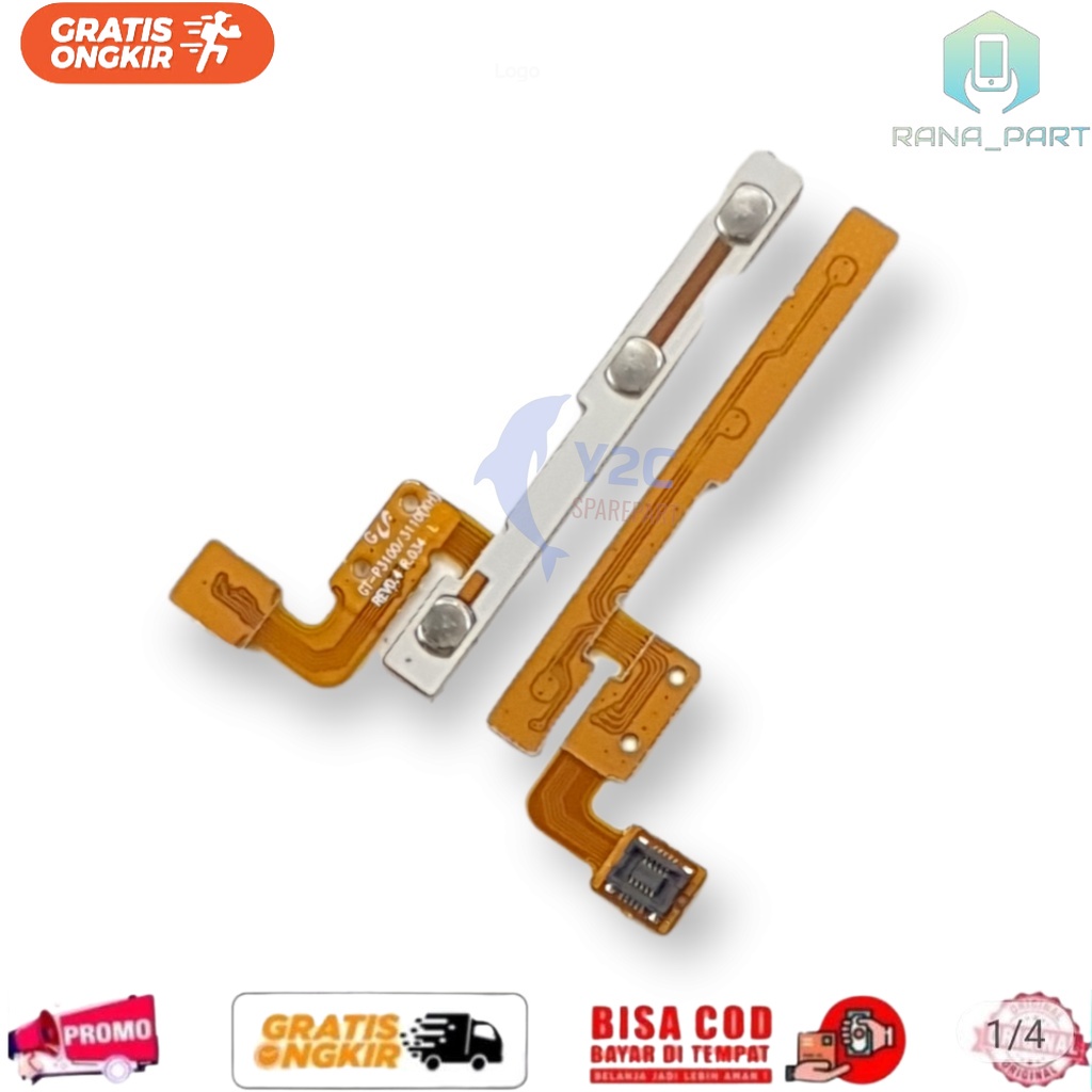 SAMSUNG GALAXY P3100 / TAB 2 7INCH | Tombol Power On Off Volume Flexi On Of Vol - Flexible Flexible 