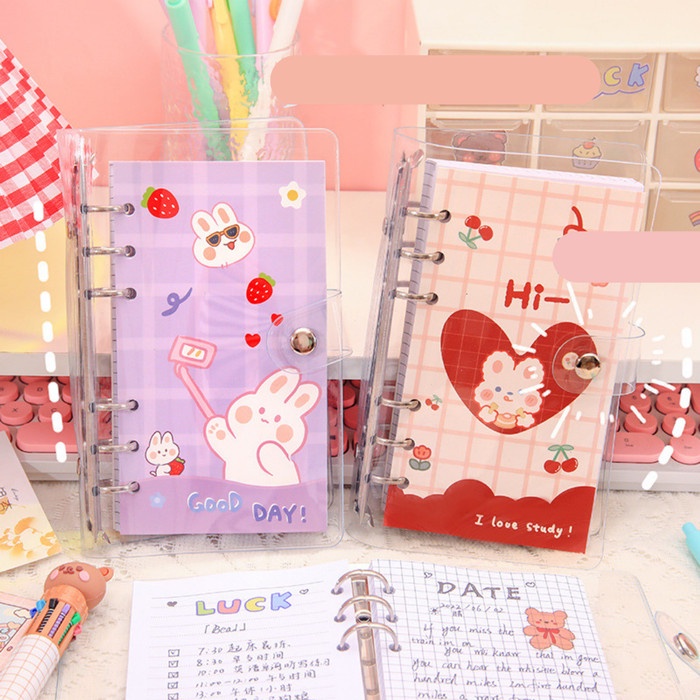 

Binder Note A6 Jurnal Perjalanan 100 lembar Lucu Karakter - Purple Rabbit