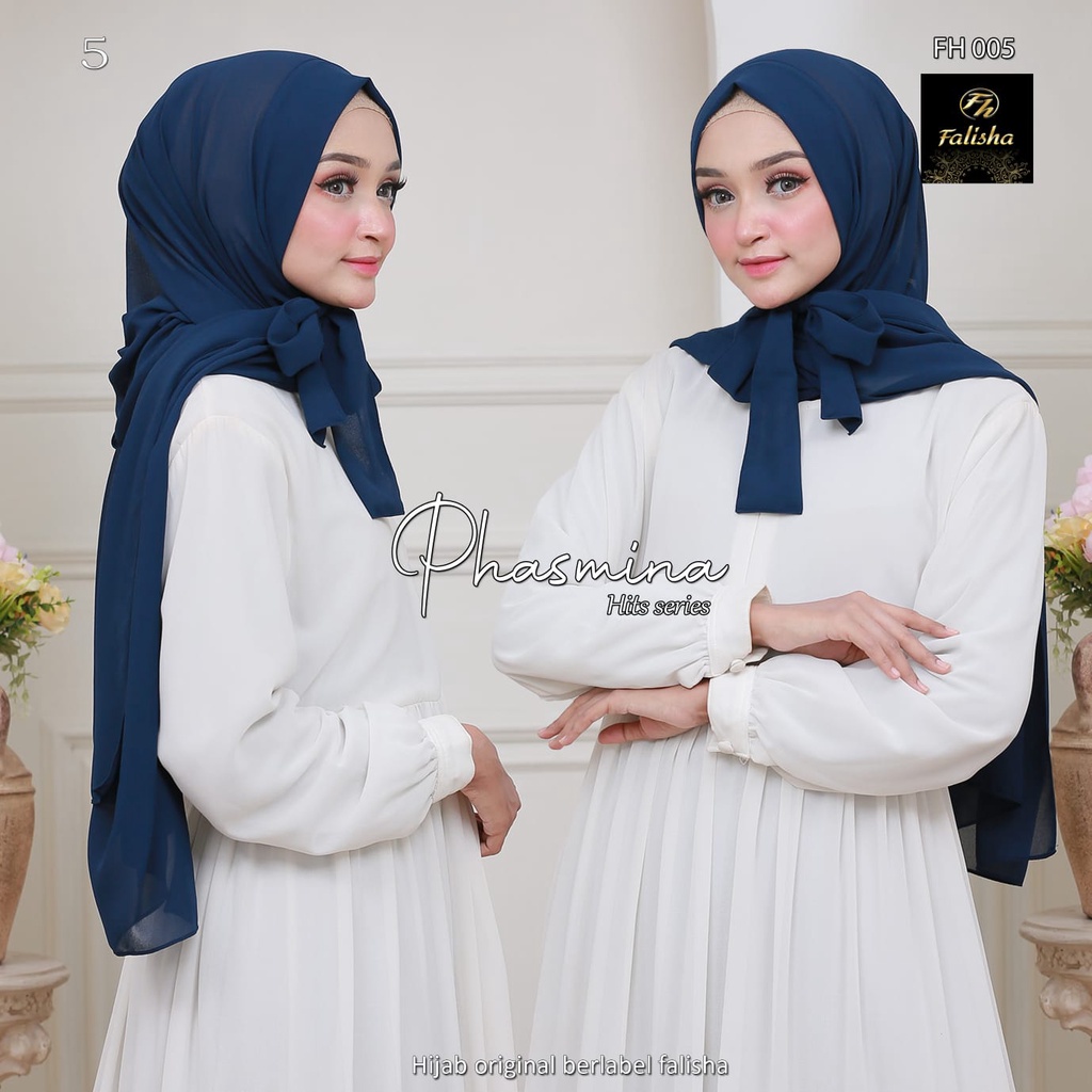 Jilbab Pashmina Hits Series Malay Ori Falisha Hijab BY ATHIRTEXTILE