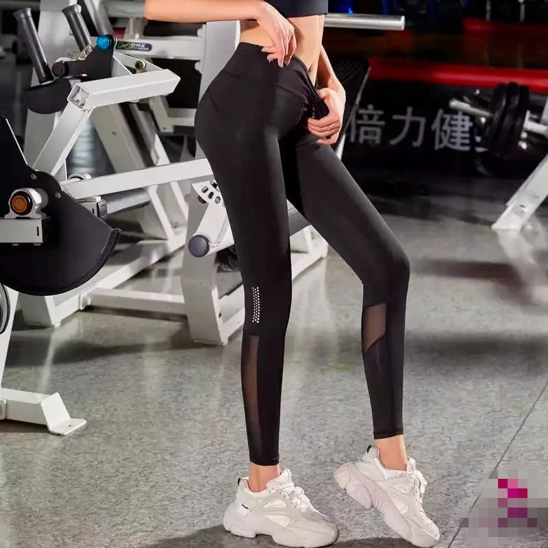 LF - Legging Wanita Premium Celana Olahraga Wanita Model Jaring Bawah Legging18