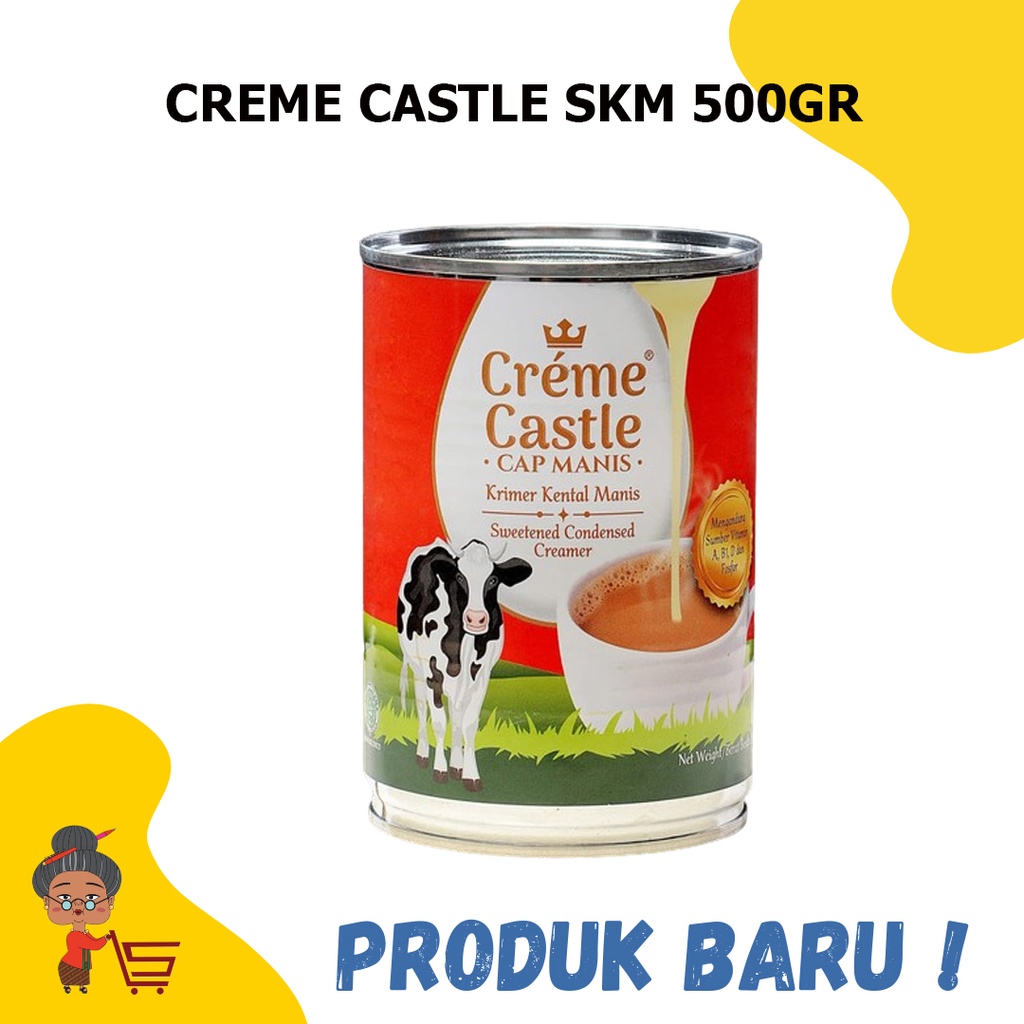 

CREME CASTLE SUSU KENTAL MANIS 500GR / CREME CASTLE SUSU KENTAL MANIS KALENG