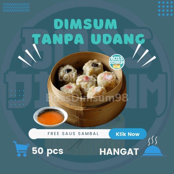 

[KUALITAS TERBAIK] DIMSUM ISI 50 PCS Halal diskon live