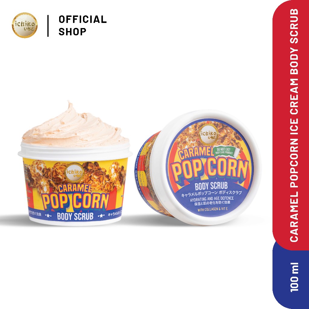 Ichiko Caramel Popcorn Body Scrub Ichiko