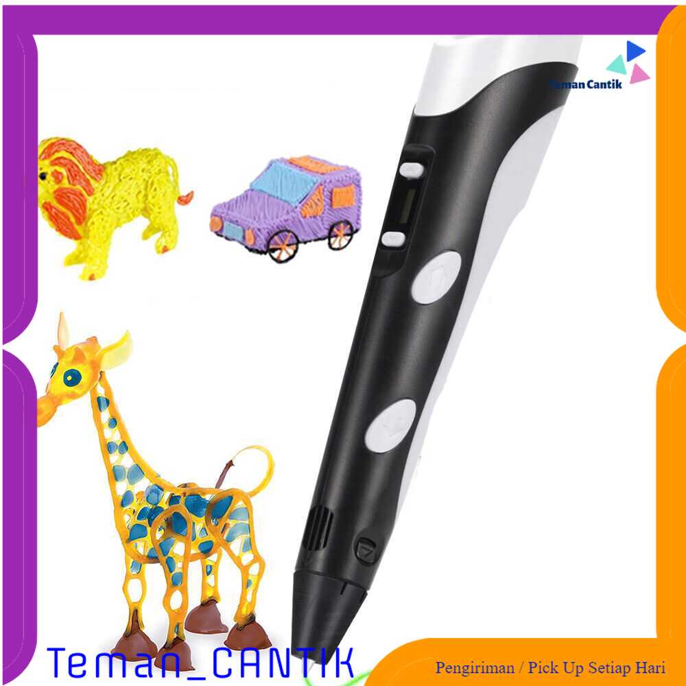 

TC - ATK ETIGREE Pulpen 3D Anak Printing Magic Drawing Filament EU Plug - 3DPEN-2