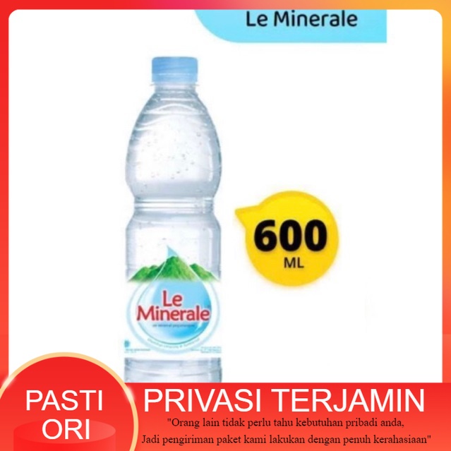 

Le mineral 600 ml / Le Mineral Tanggung