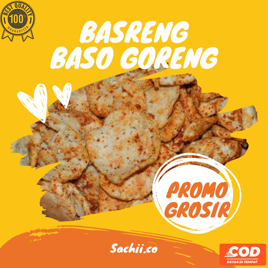 

Basreng Pedas Cemilan Baso Goreng Pedes Camilan Gurih Bumbu khas 100gr (PROMO SPESIAL GROSIR)