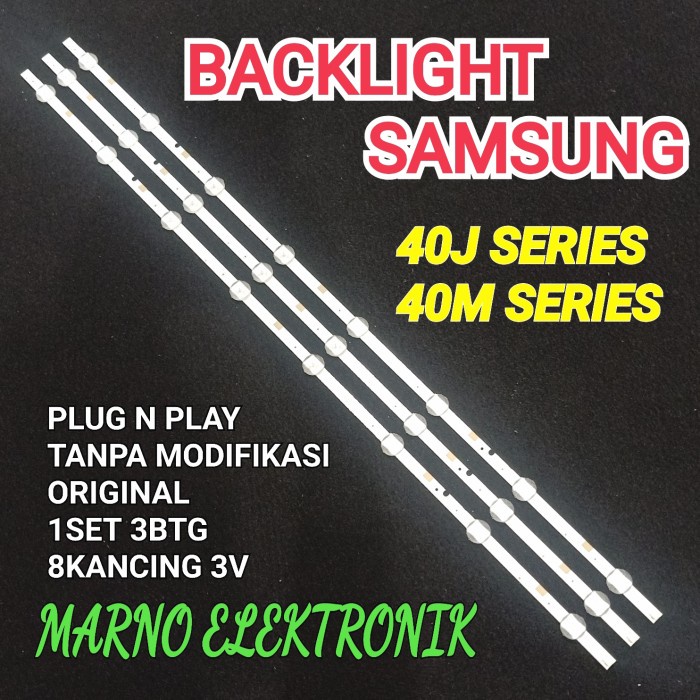 BACKLIGHT SAMSUNG UA40J5000 UA40M5000 40j5202 40j5100 40M5050 40j5200