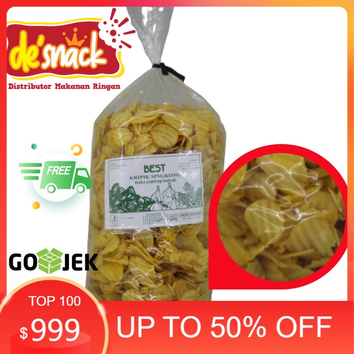 

Snack/Cemilan / Keripik Singkong Rasa Jagung Bakar merek Best DS