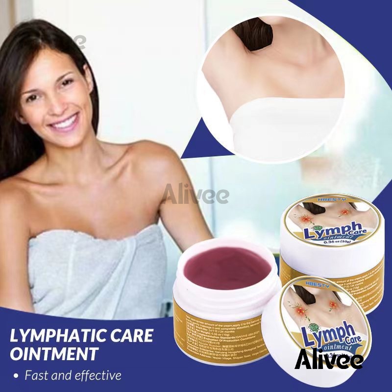 ️[Alivee]Lymph Care Obat benjolan Di Leher Salep Benjolan Krim Ketiak Obat Benjolan Lipoma 10g-AL