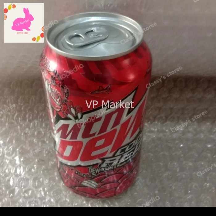 

MTN dew soft drink red Cherry minuman bersoda 355ml