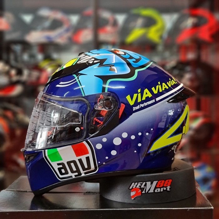 AGV K3-SV ROSSI MISANO 2015 Helm Full Face AGV K3SV AGV Via Via Via - M