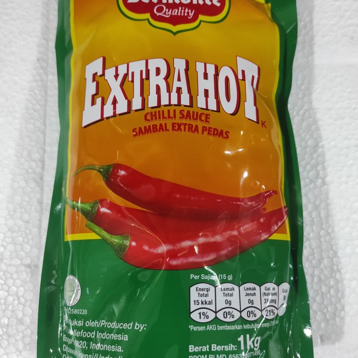 

Delmonte Sambal Extra Hot 1kg Pouch