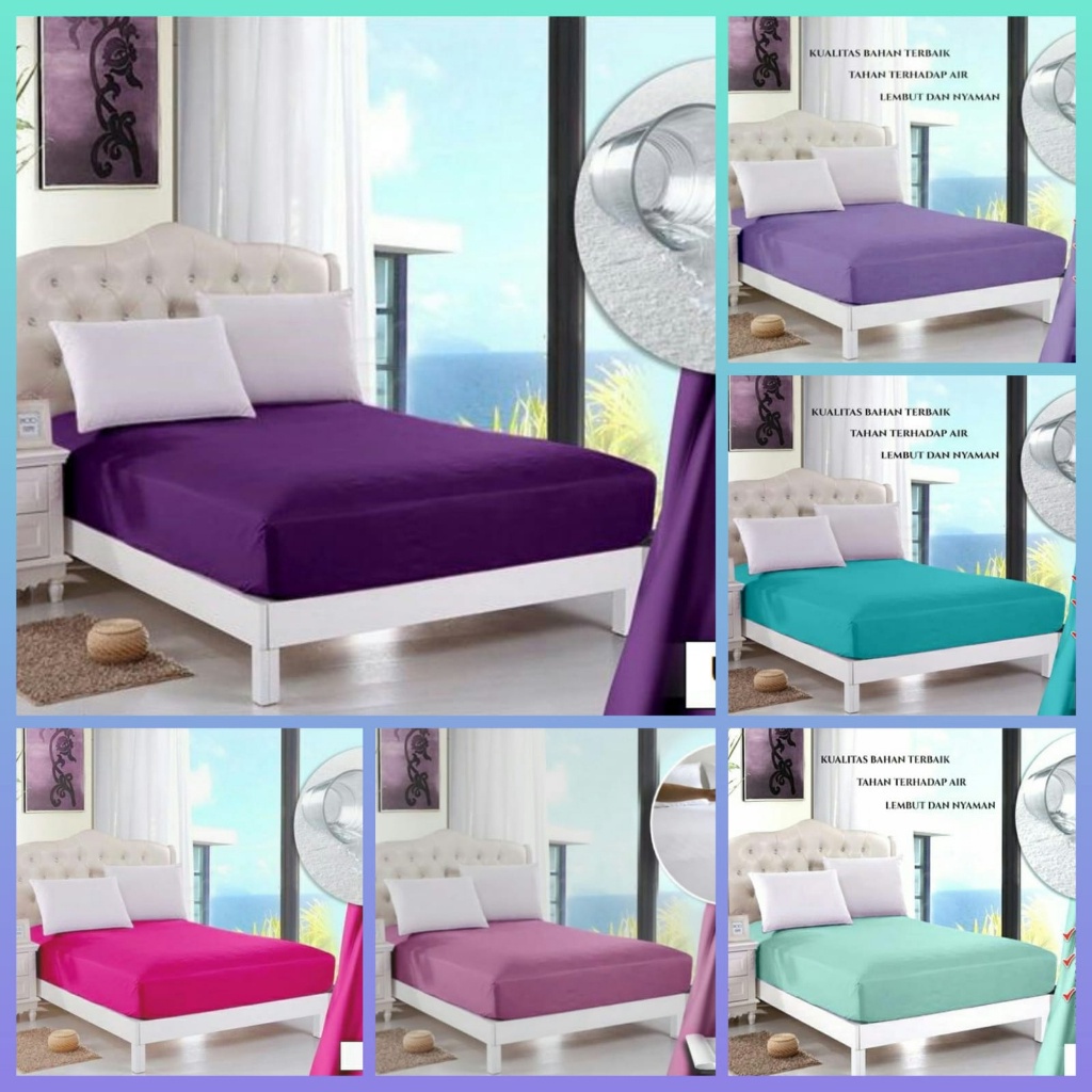 Seprai Waterproof Murah Polos Part 2 | Sprei Waterproof | Sprei Tahan Air | Sepre Anti Air | Sprai