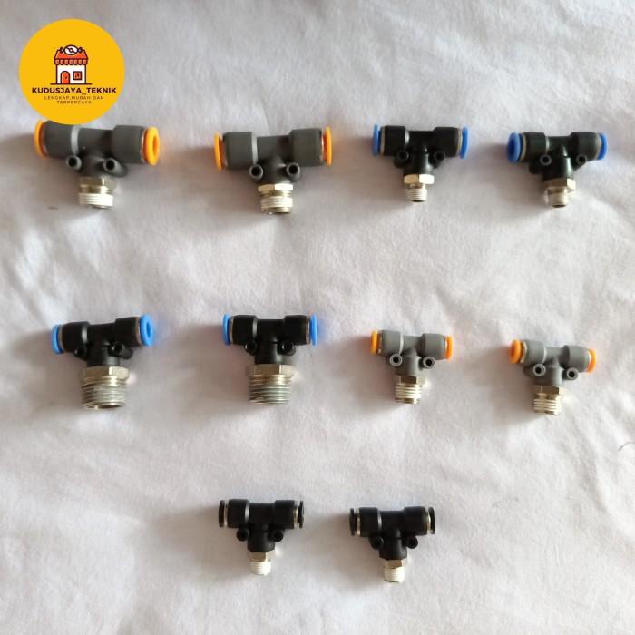 FITTING PNEUMATIK /SAMBUNGAN SELANG KE SELANG PNEUMATIK BARANG 100 ORI - 16-04mm