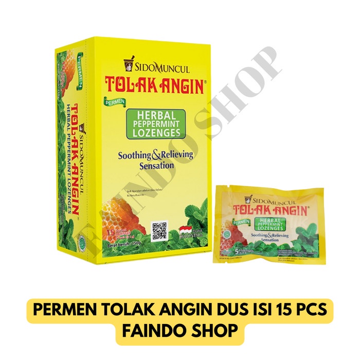 

Permen Tolak Angin Dus Isi 15pcs