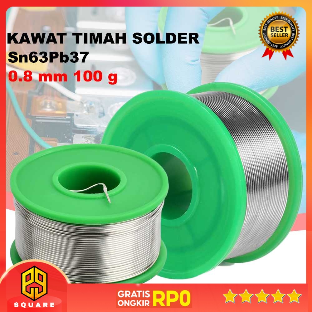 Daelesr Kawat Timah Solder Flux-Cored Tin Wire Sn63Pb37 100g - XIN27 Original 99 Square