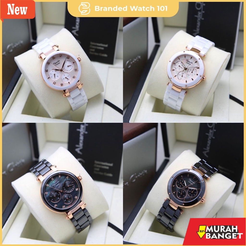 kualitas terjamin ori- ORIGINAL Jam Tangan Wanita Alexandre Christie AC 2807 / AC2807 / 2807 / AC 23