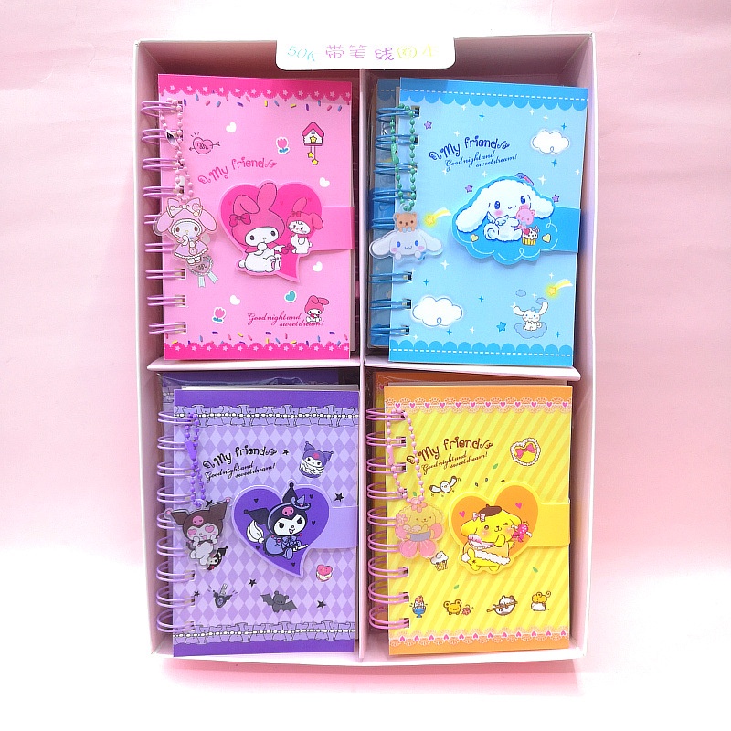 

A7 Notebook ada Keychain/Penutup [260]