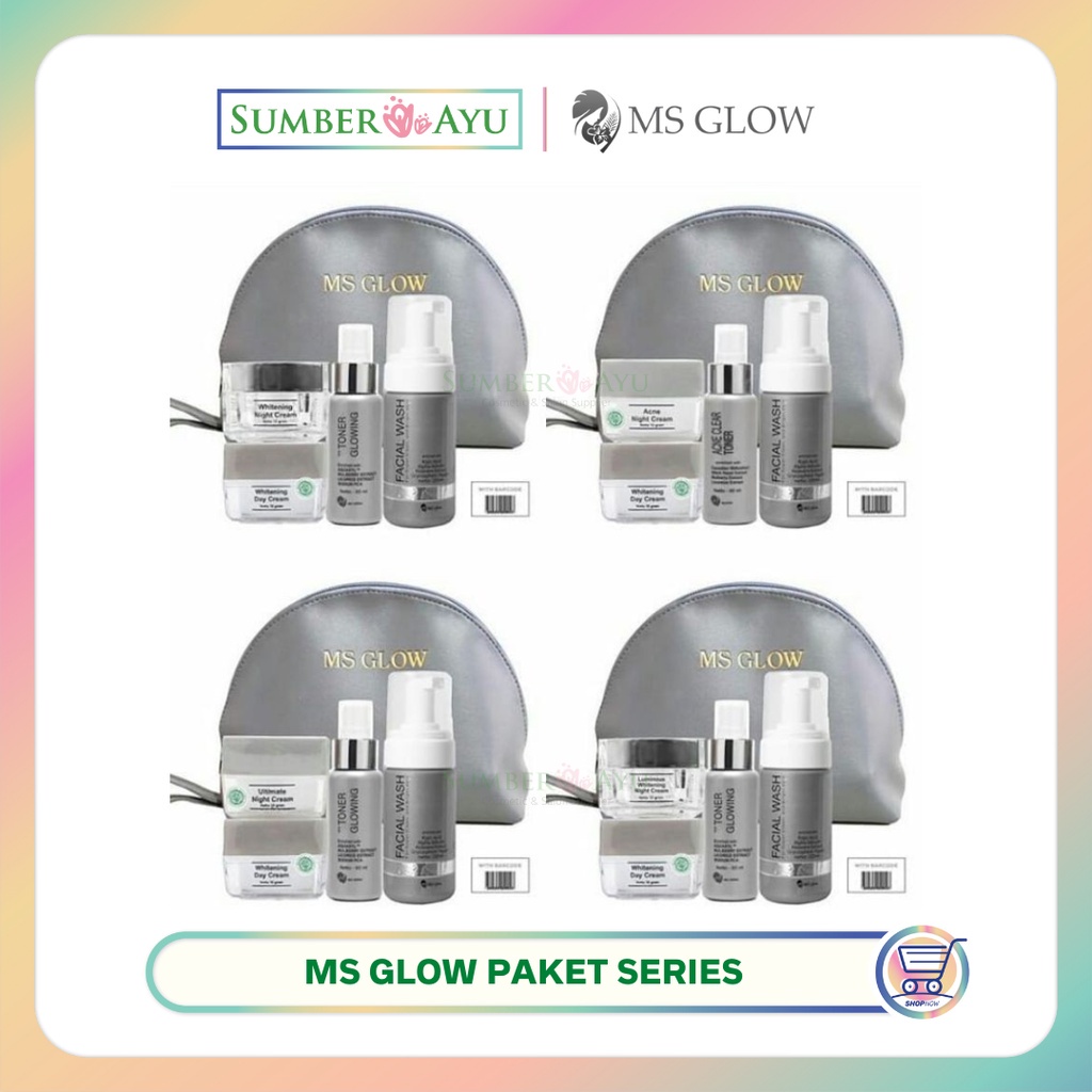[100% ORIGINAL BPOM] MS Glow Paket Series