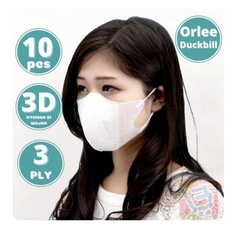 DREAMLAND  ORLEE DUCKBILL  ORLEE MASKER DUCKBILL SACHET 3 PLY ISI 10