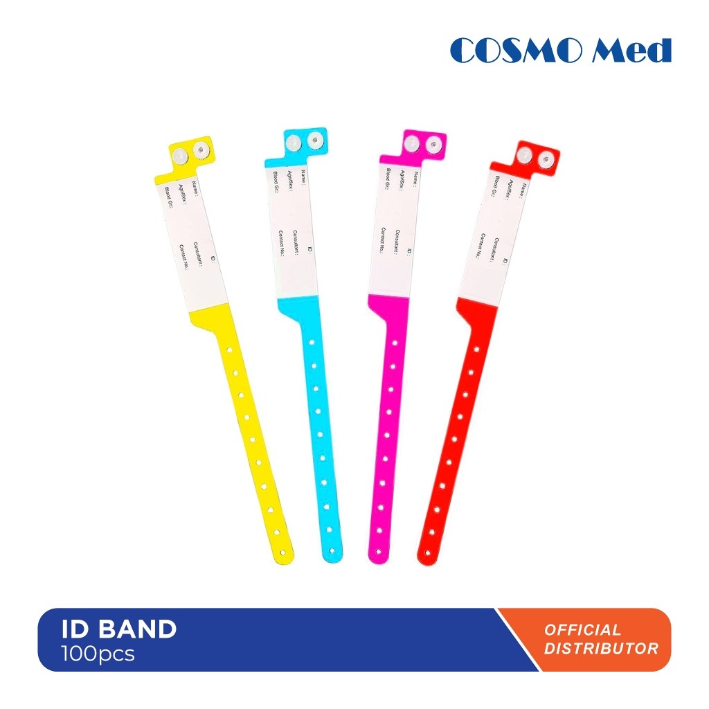 COSMO MED ID Band Gelang Pasien Rumah Sakit Anak & Dewasa