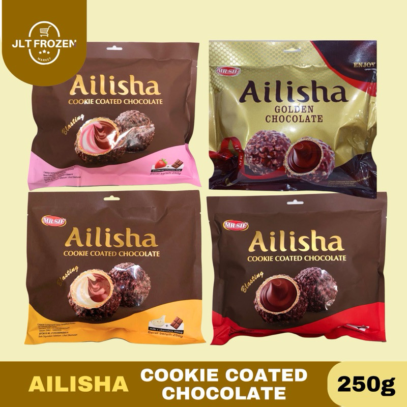 

Ailisha MR.SIF Coated Cookies Choco Balls / Golden Chocolate Ball Impor - 250g