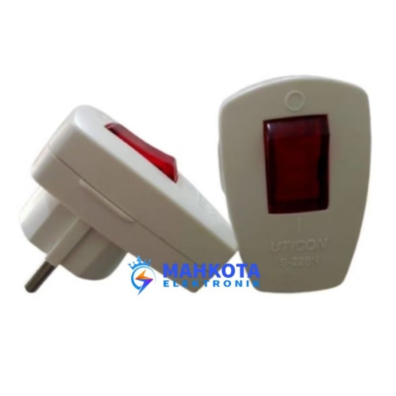 Steker Switch Lampu Uticon Steker Arde