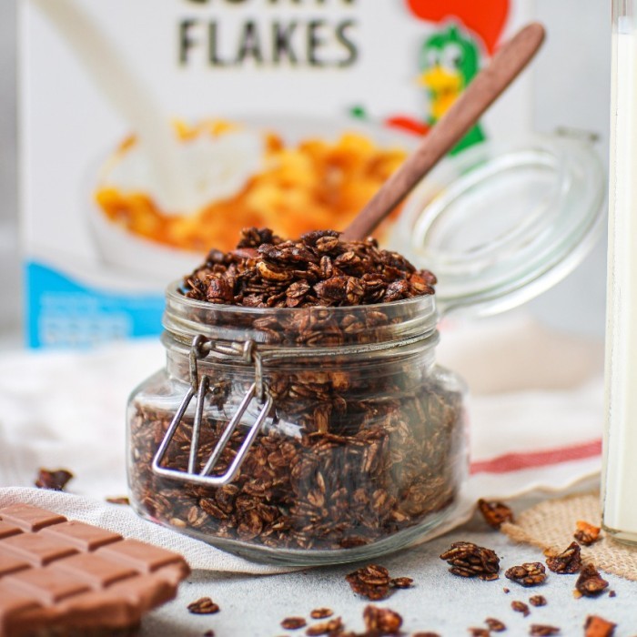

Choco Crunch Granola 100gr / 500gr - NO ADDED SUGAR - 100 gram