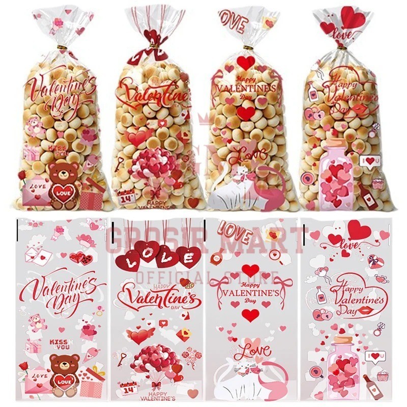 

Isi 50 lembar Plastik Kado Hampers Valentine Bingkisan Snack Ulang Tahun Karakter Lucu Plastik Snack Ultah Anak Cowok Cewek Ulang Tahun Plastik Biskuit Permen