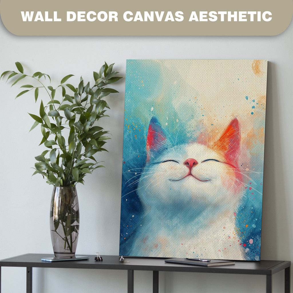 DJOERAGAN CETAK | Dekorasi Hiasan Dinding Aesthetic Murah Pajangan Lukisan Kanvas Besar 30x40 cm Wal