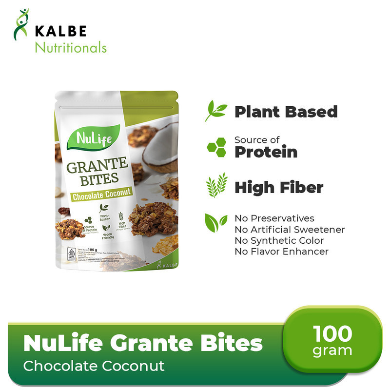 

NuLife Grante Bites Chocolate Coconut 100gr