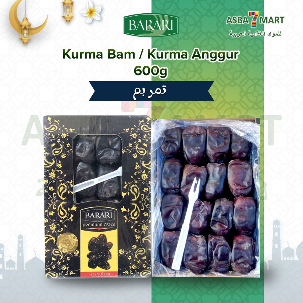 

KURMA BARARI BAM 600G / KARTON ISI 12